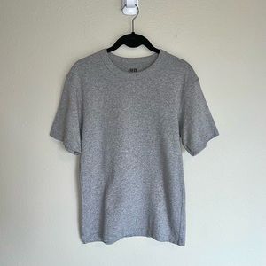 Uniqlo U Crew Neck Heavyweight Short-Sleeve T-Shirt Heather Grey Size XXS NWOT